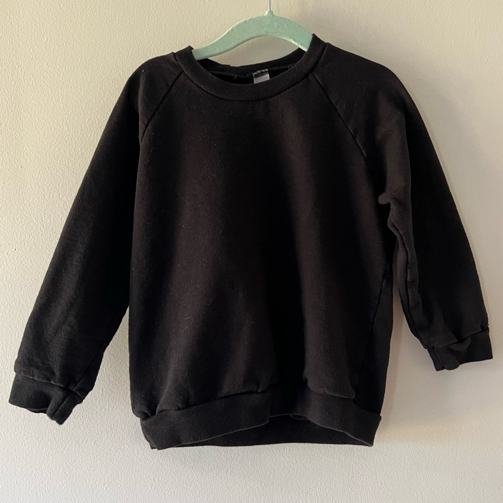 American Apparel California Fleece Kids Crewneck‎ Sweatshirt, Child Youth sz 6